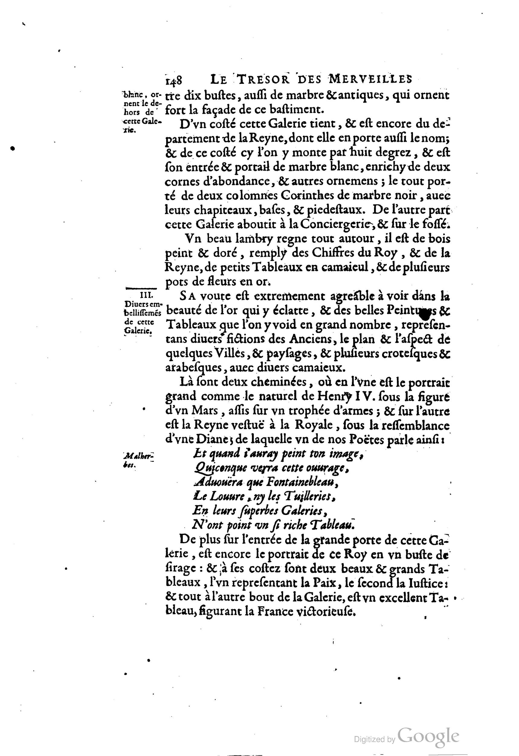 1642 - Sébastien Cramoisy - Trésor des merveilles de la maison royale de Fontainebleau - BM Lyon 1642 - Sébastien Cramoisy - Trésor des merveilles de la maison royale de Fontainebleau - BM Lyon