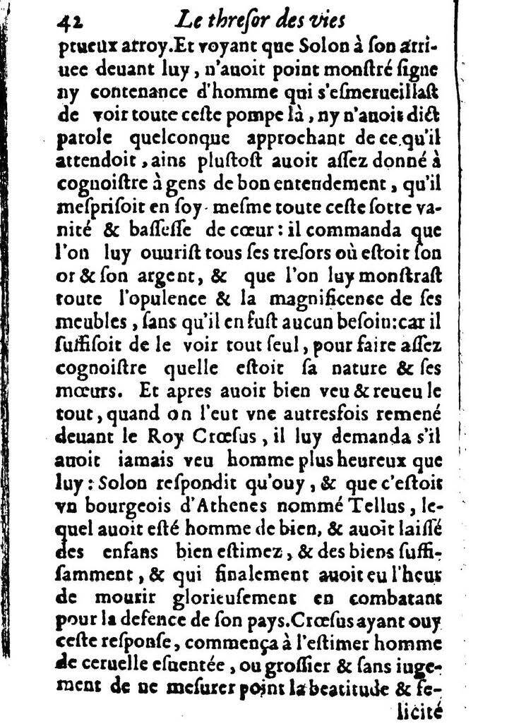 1611 - Pierre Rigaud - Trésor des vies de Plutarque - BM Lyon
