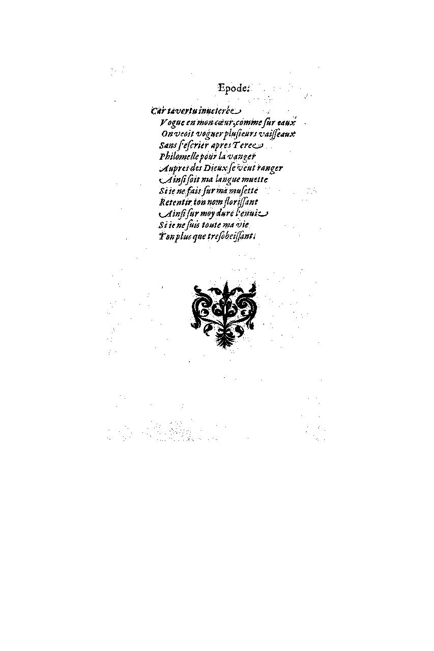 1572 - Nicolas Du Chemin - Finances et Trésor de la plume française - BM Lyon