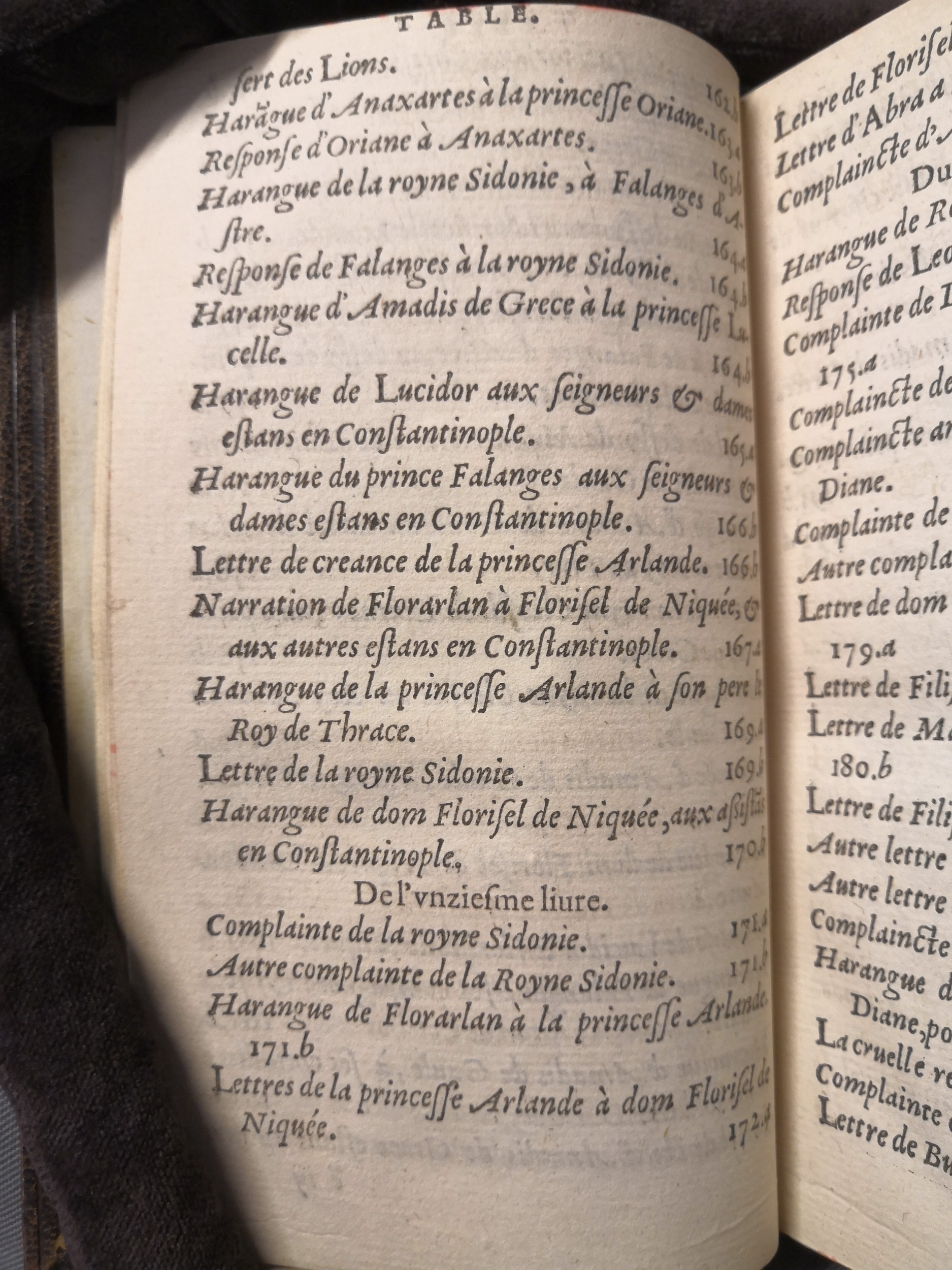 1560 - Étienne Groulleau - Trésor des Amadis - Amsterdam