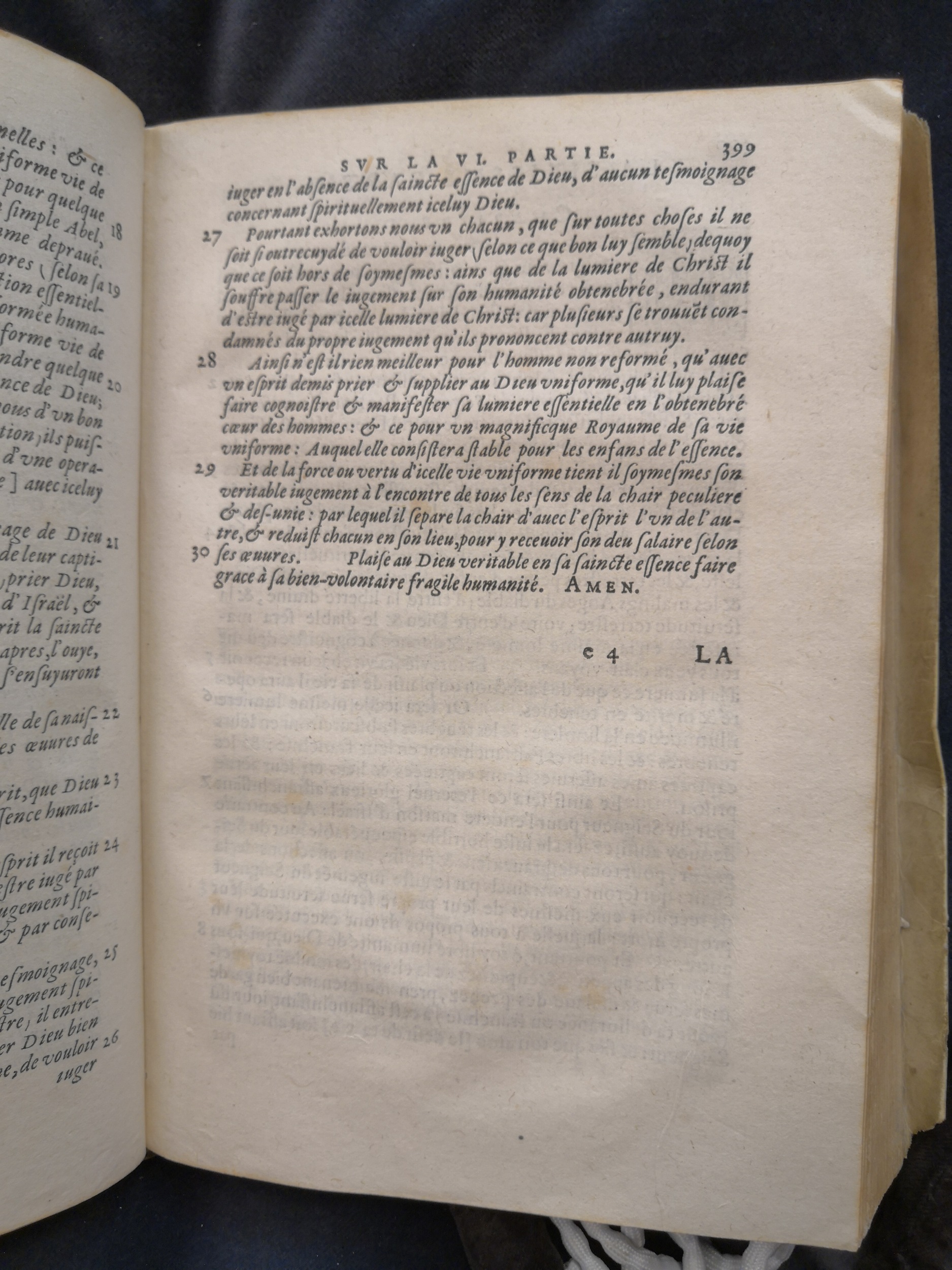 1581c. - Christophe Plantin - Le Livre des témoignages du Trésor caché au champ - Anvers Musée Plantin-Moretus
