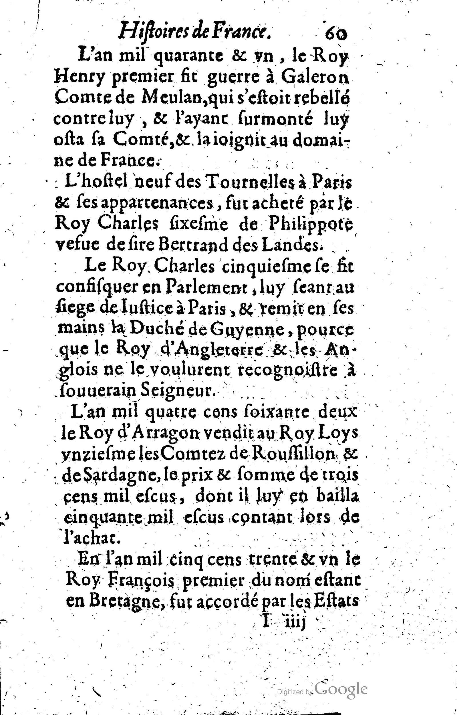 1619 - Jean Corrozet - Trésor des histoires de France - Anvers Musée Plantin-Moretus