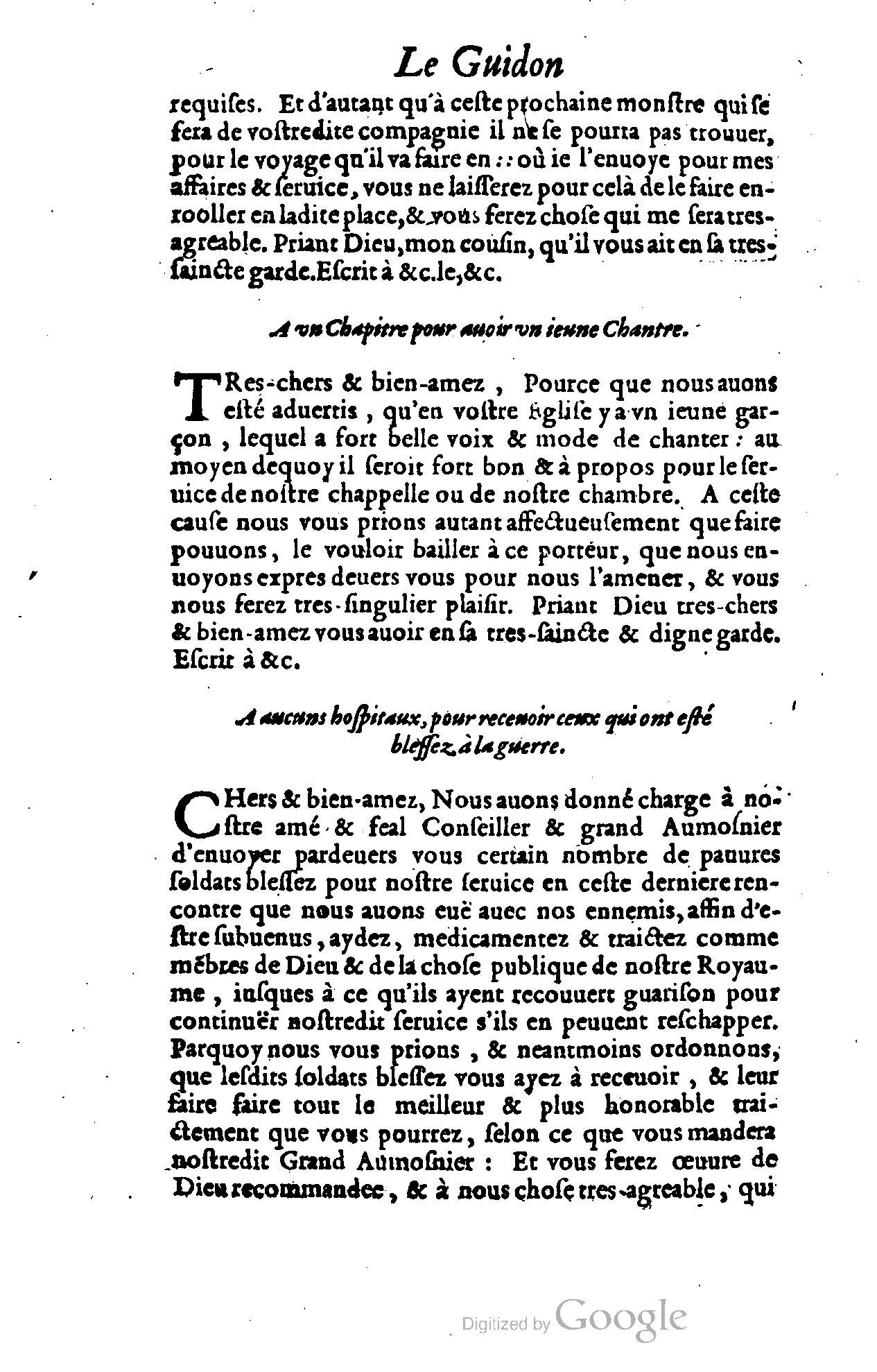 1614 - Jean Richer - Trésor du nouveau style et protocole de la chancellerie de France - BSB Munich