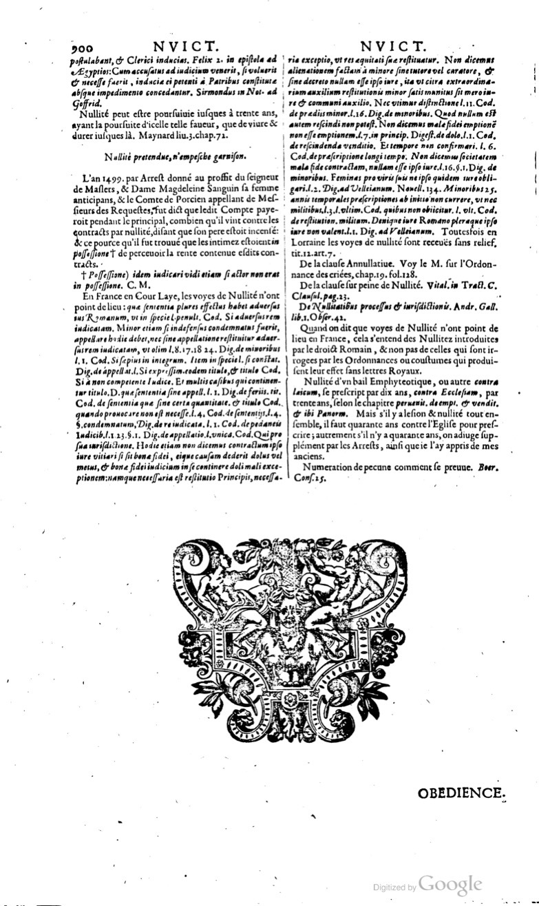 1629 - Veuve Nicolas Buon - Trésor du droit français (29620 T. 2) - BM Lyon