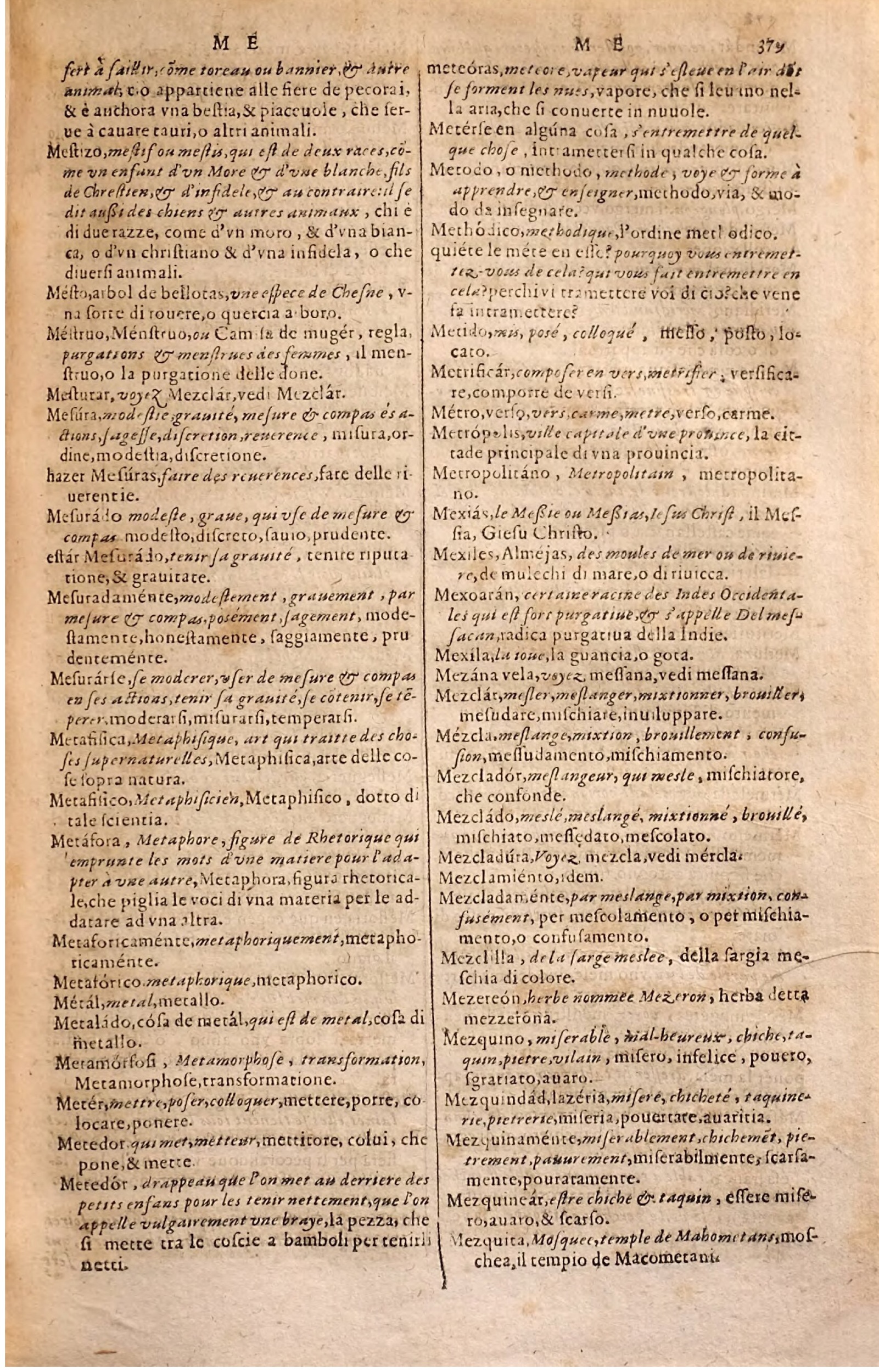 1627 - Jacques Crespin - Trésor des trois langues - Regensburg