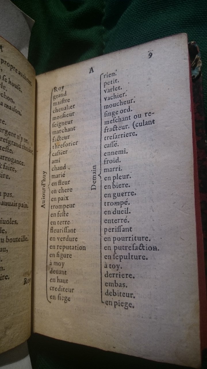 1579 - Nicolas Lescuyer - Trésor des sentences dorées - BnF