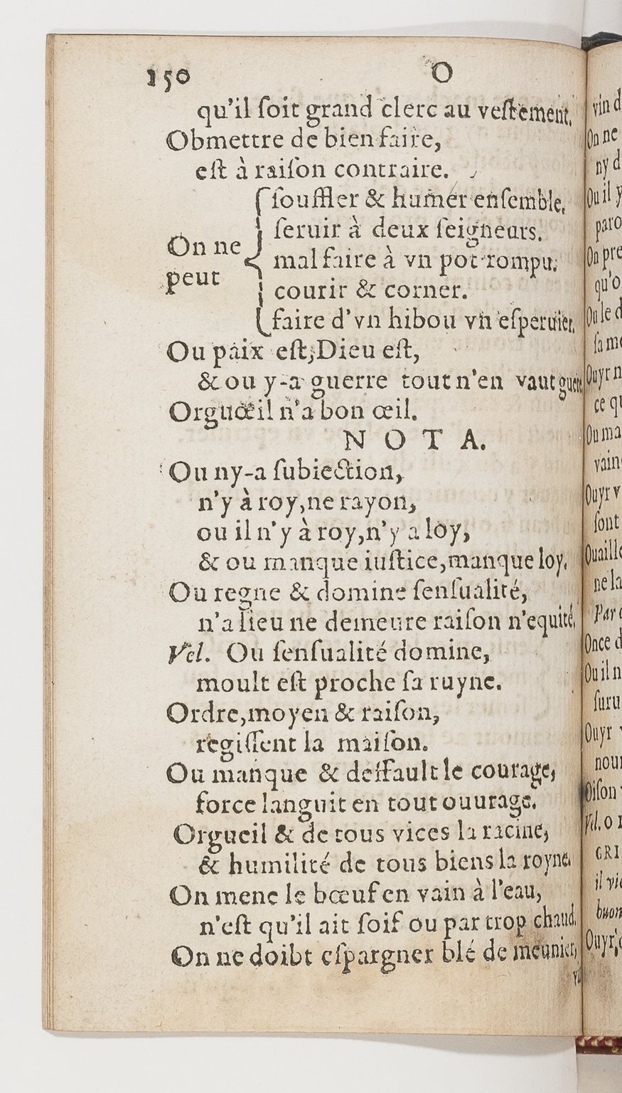 1577 - Jean d’Ogerolles - Trésor de sentences dorées - BnF Arsenal