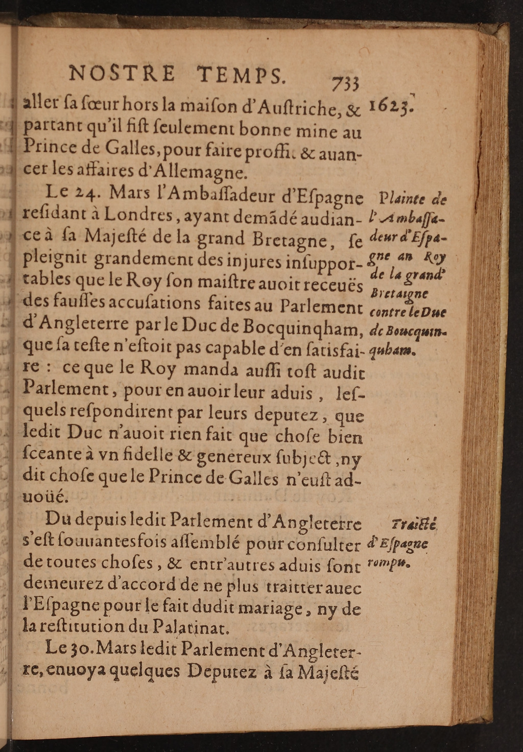 1626 - Joseph Bouillerot - Trésor de l’histoire générale de notre temps - BnF Arsenal