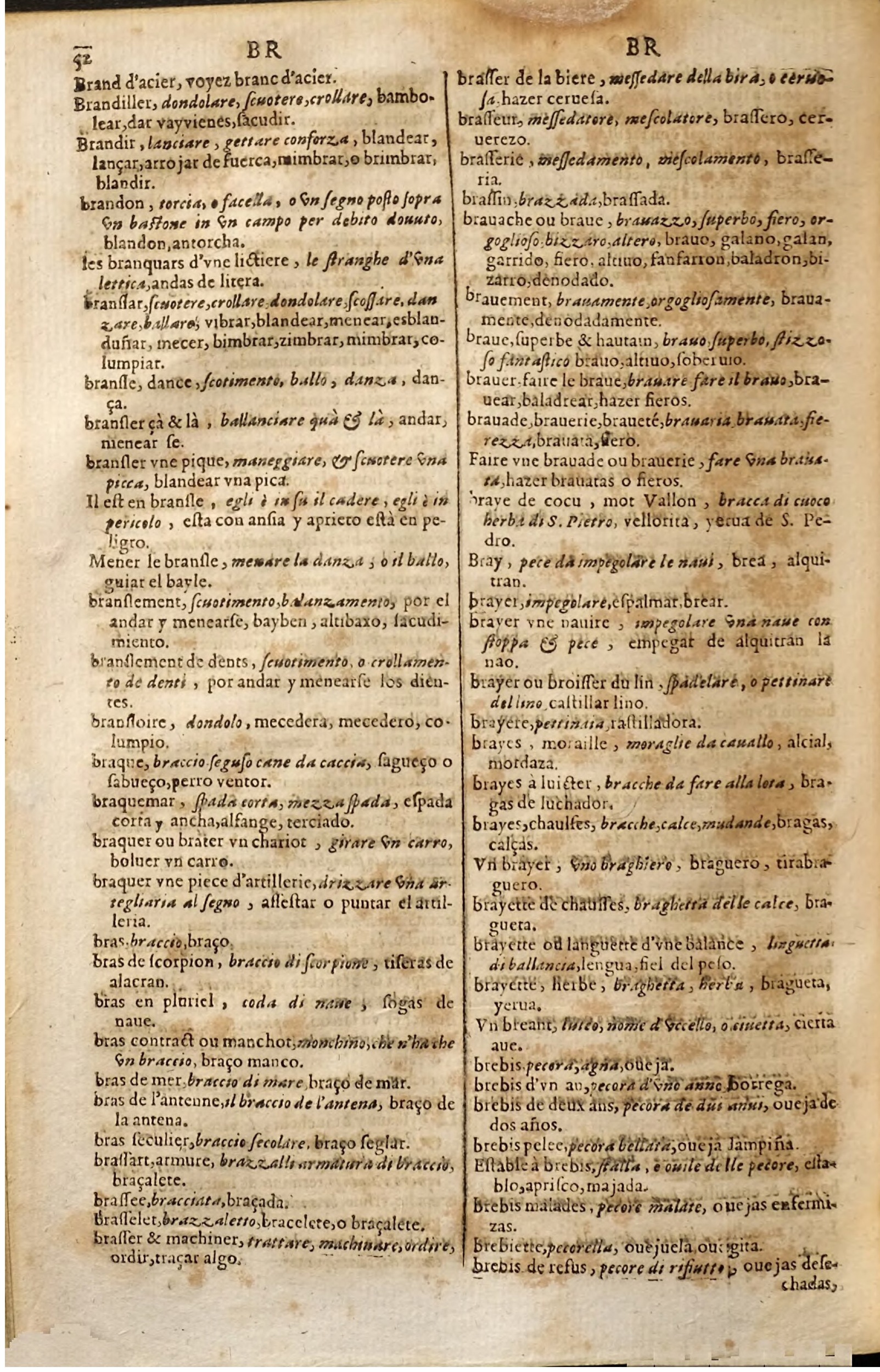 1627 - Jacques Crespin - Trésor des trois langues (Seconde partie) - Regensburg