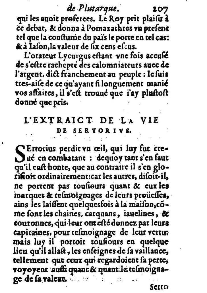 1611 - Pierre Rigaud - Trésor des vies de Plutarque - BM Lyon