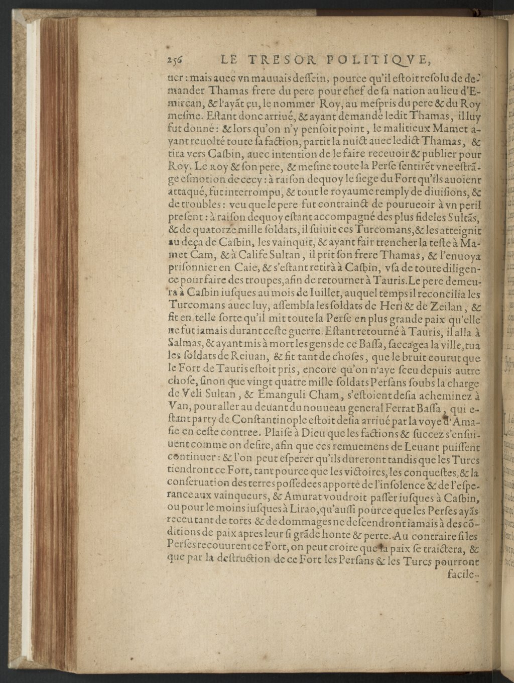 1608 - Nicolas Du Fossé - Trésor politique - BnF Tolbiac