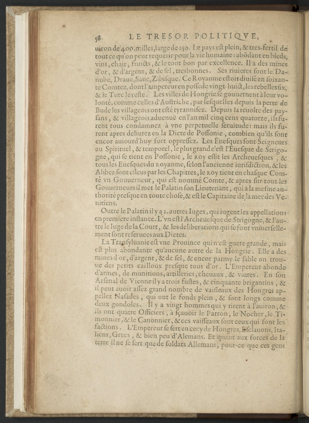1608 - Nicolas Du Fossé - Trésor politique - BnF Tolbiac