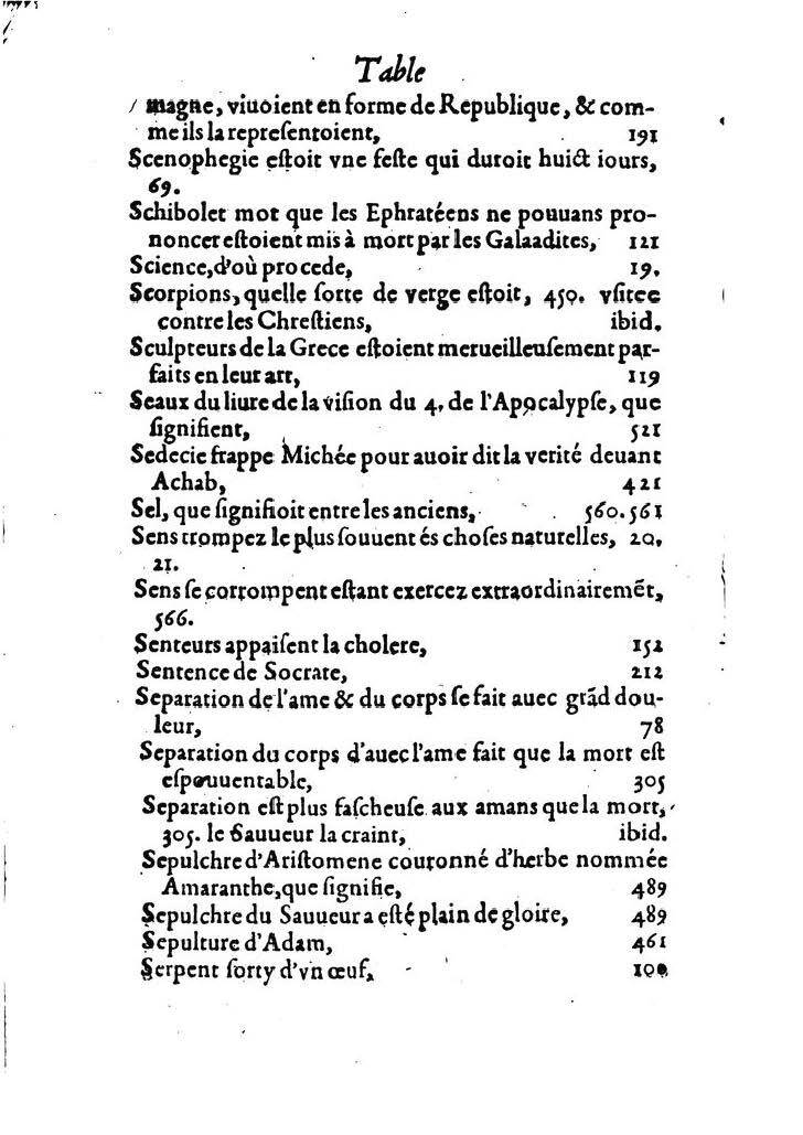 1607 - Nicolas Du Fossé - Trésor quadragésimal - T 02 - BM Lyon