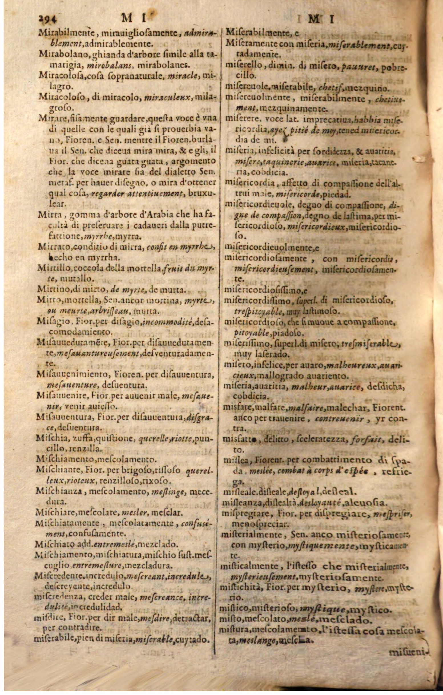 1644 - Jacques Crespin - Trésor des trois langues - Passau 1644 - Jacques Crespin - Trésor des trois langues - Passau