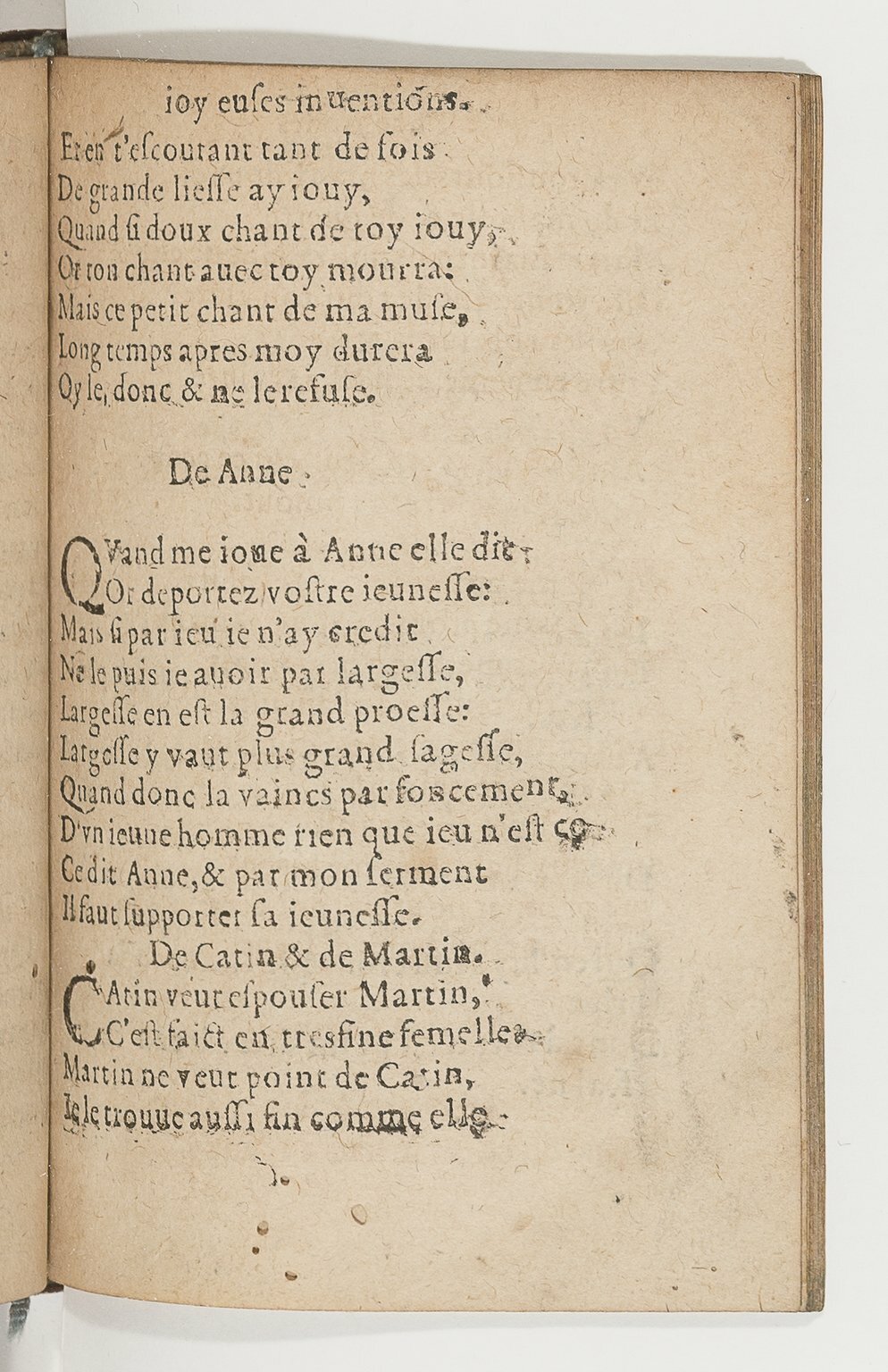 1568c. - Veuve Jean Bonfons - Trésor des joyeuses inventions du parangon de poésies - BnF Arsenal