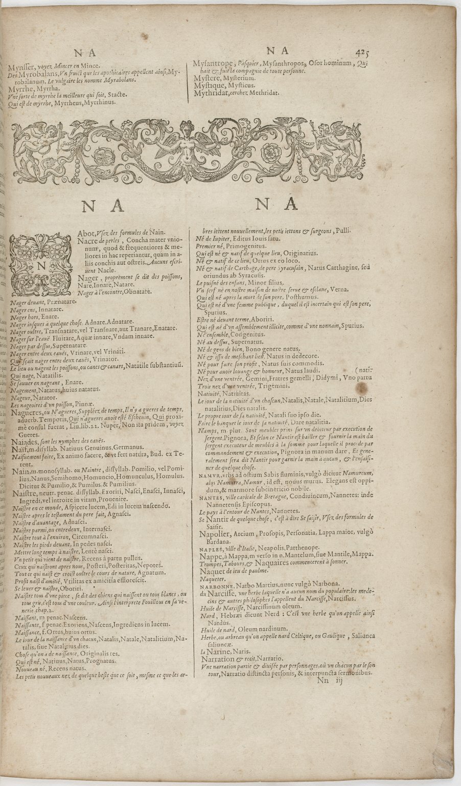 1606 - David Douceur - Trésor de la langue française - BnF