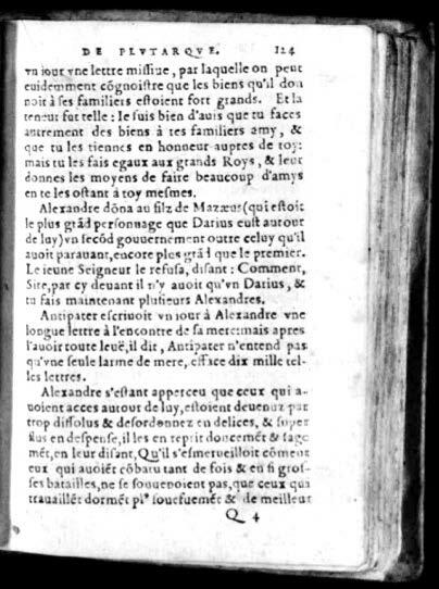 1574 - Benoît Rigaud - Trésor des vies de Plutarque - Avignon