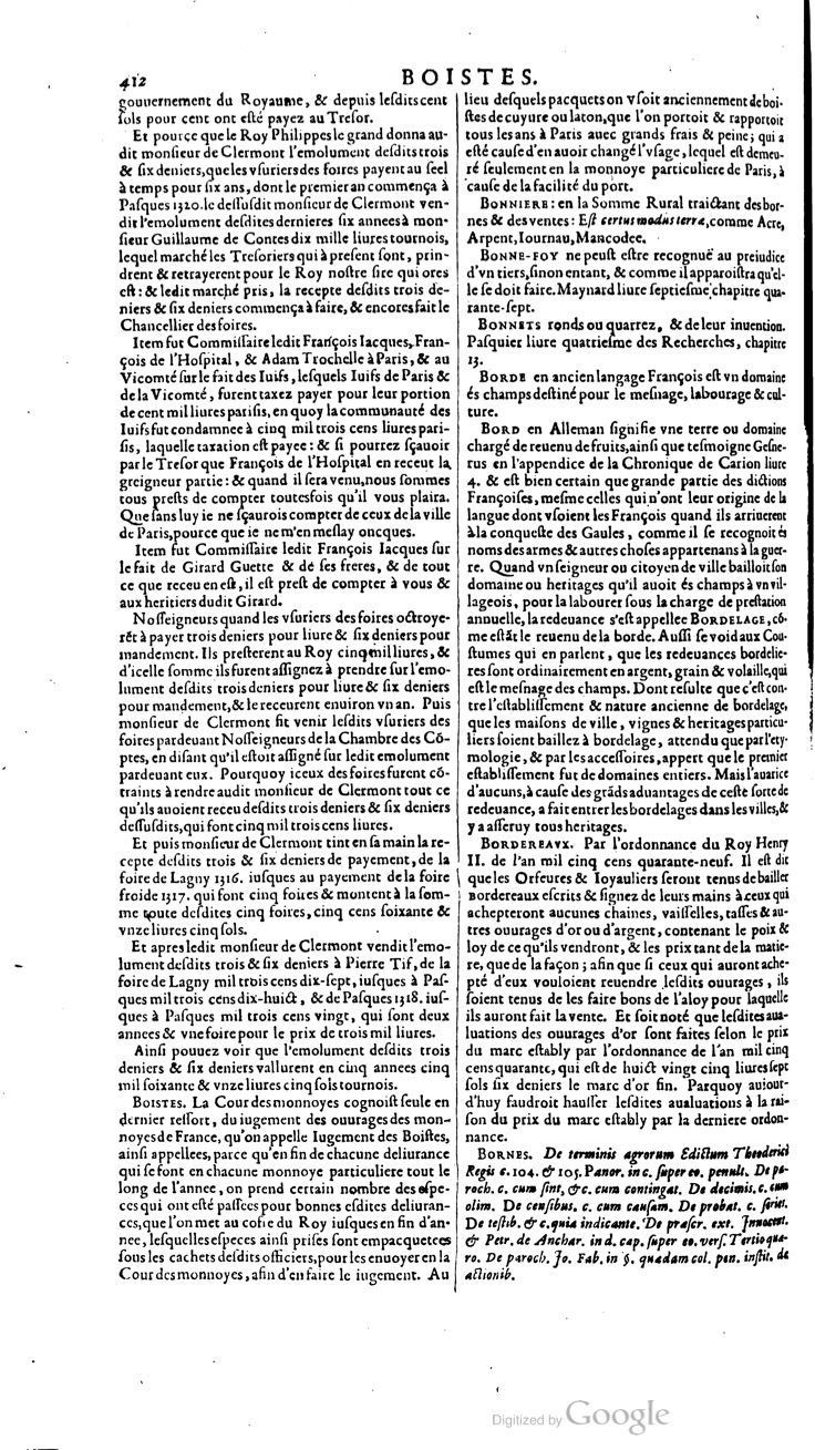 1629 - Veuve Nicolas Buon - Trésor du droit français (21754 T. 1) - BM Lyon