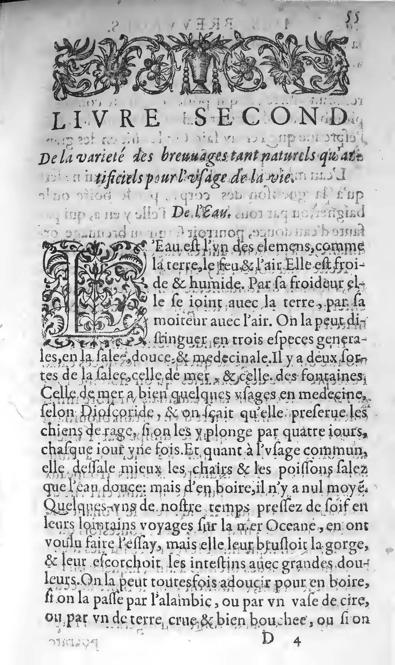 1607 - Étienne Servain et Jean Antoine Huguetan - Trésor de santé ou ménage de la vie humaine - BIU Santé
