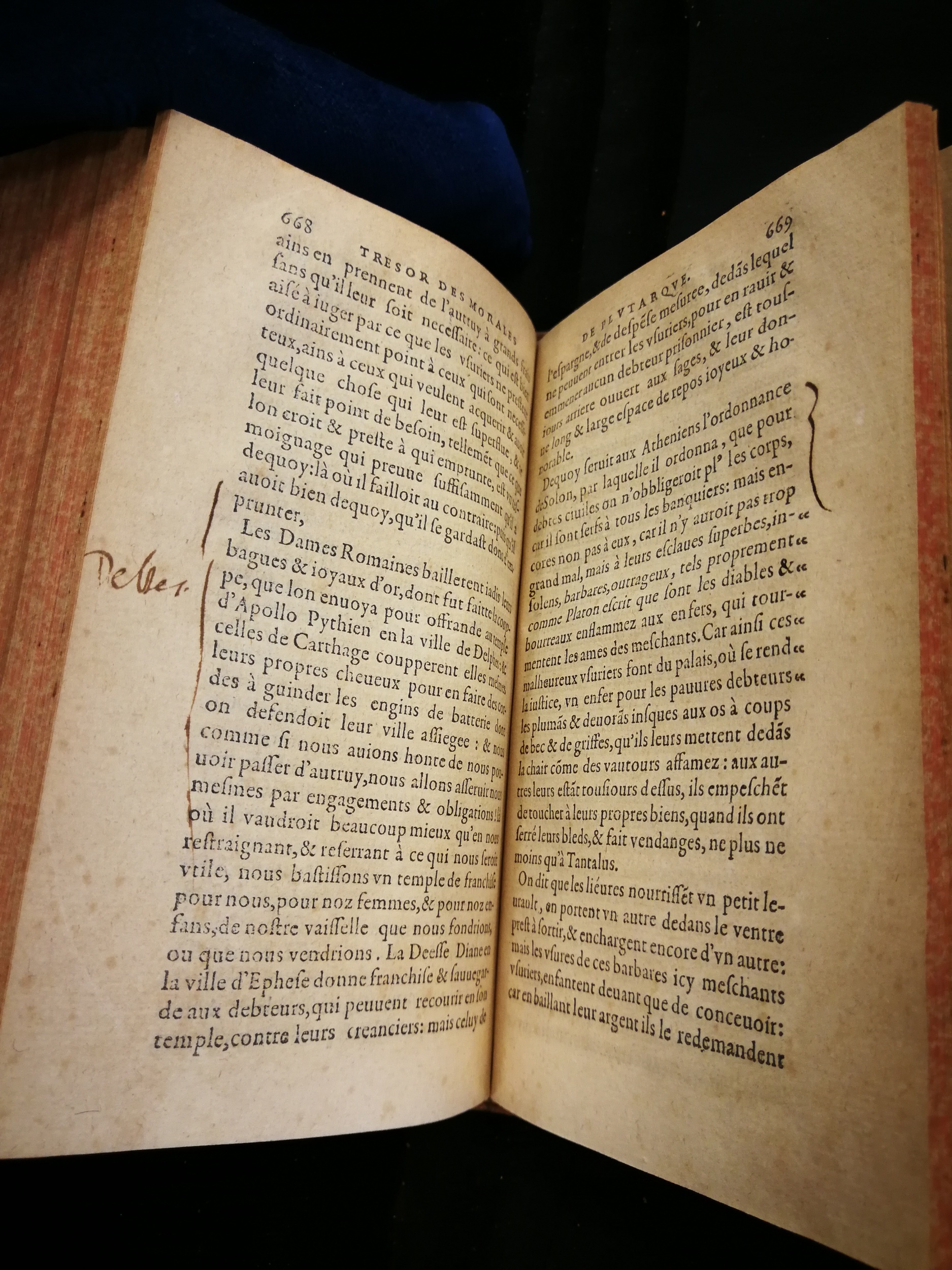 1577 - Jean Poupy - Trésor des morales de Plutarque - Les Méjanes, Aix-en-Provence 1577 - Jean Poupy - Trésor des morales de Plutarque - Les Méjanes, Aix-en-Provence