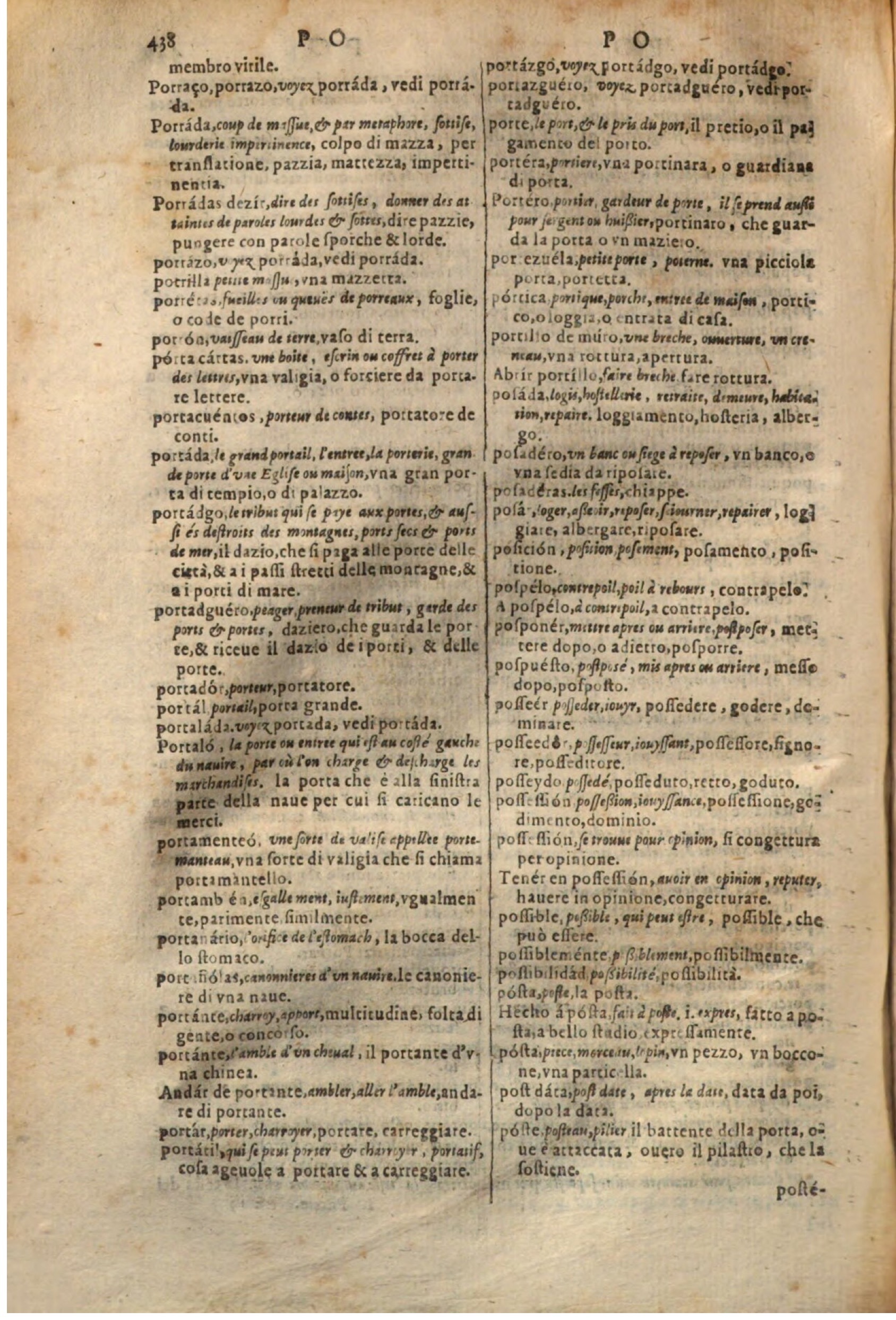 1637 - Jacques Crespin - Trésor des trois langues (Trois parties) - BSB Munich