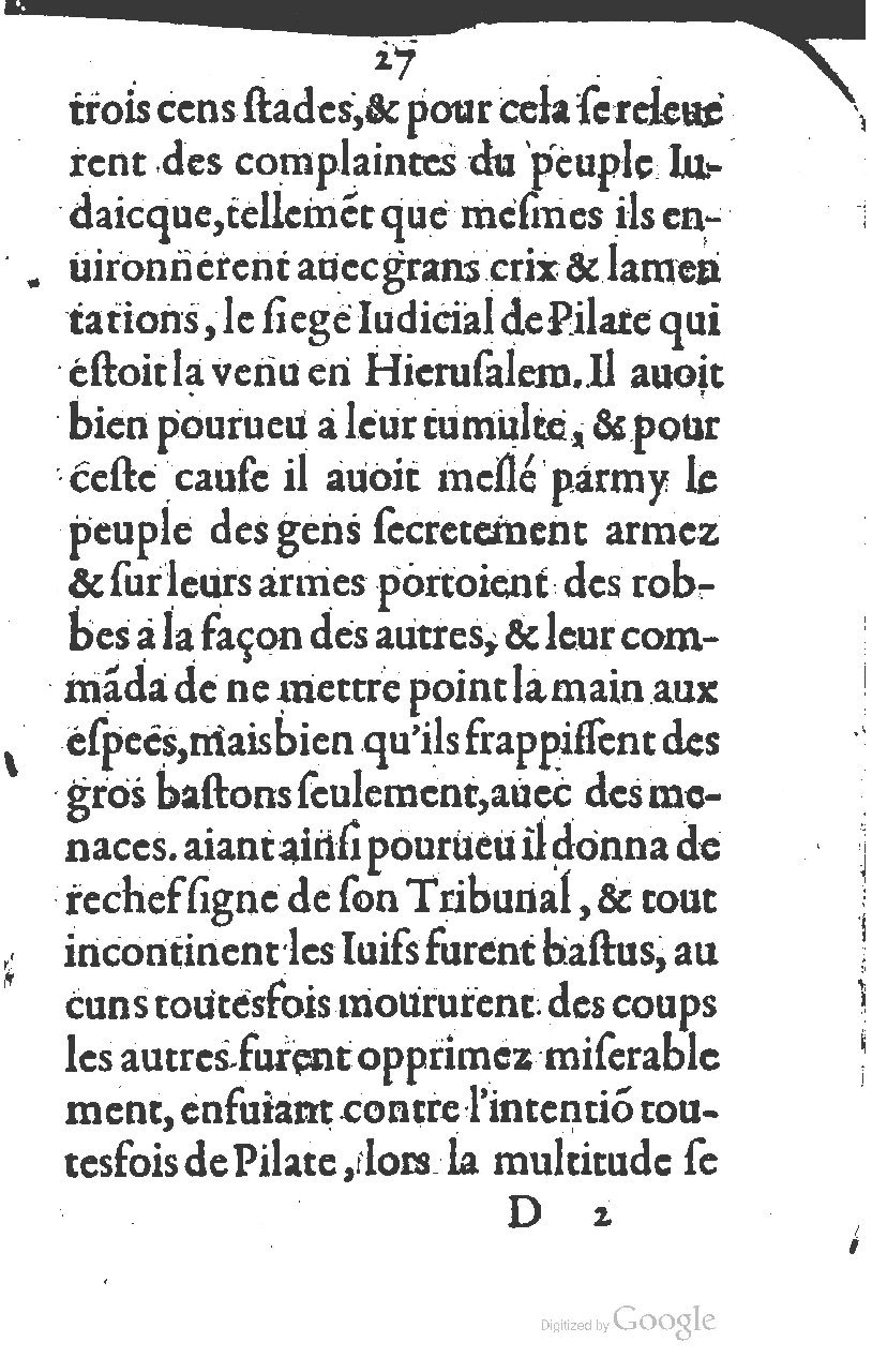 1581 - Jean Stratius - Trésor de Ponce Pilate - BM Lyon