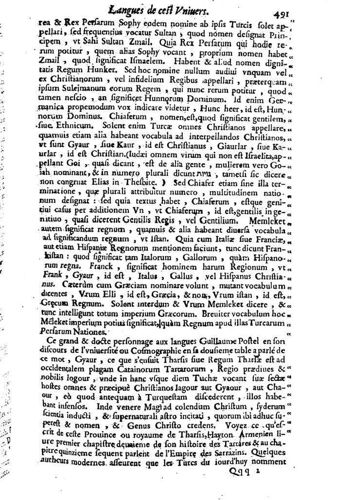 1613 - Matthieu Berjon - Trésor de l’histoire des langues de cet univers - BM Lyon