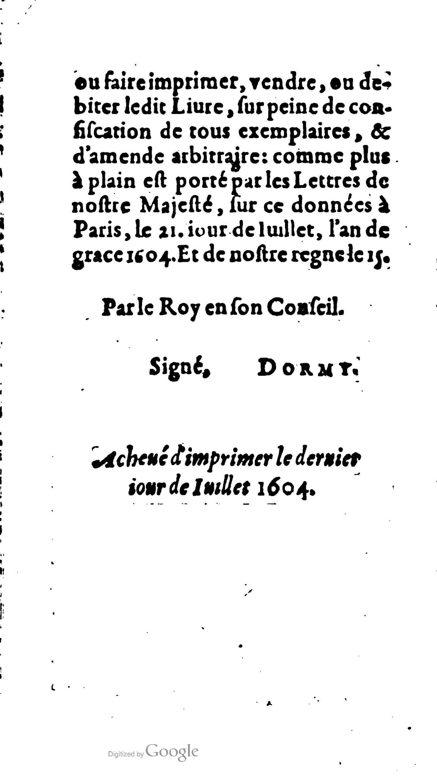 1604 - Jean Le Bouc - Trésor des indulgences du Saint Rosaire - BM Lyon 1604 - Jean Le Bouc - Trésor des indulgences du Saint Rosaire - BM Lyon