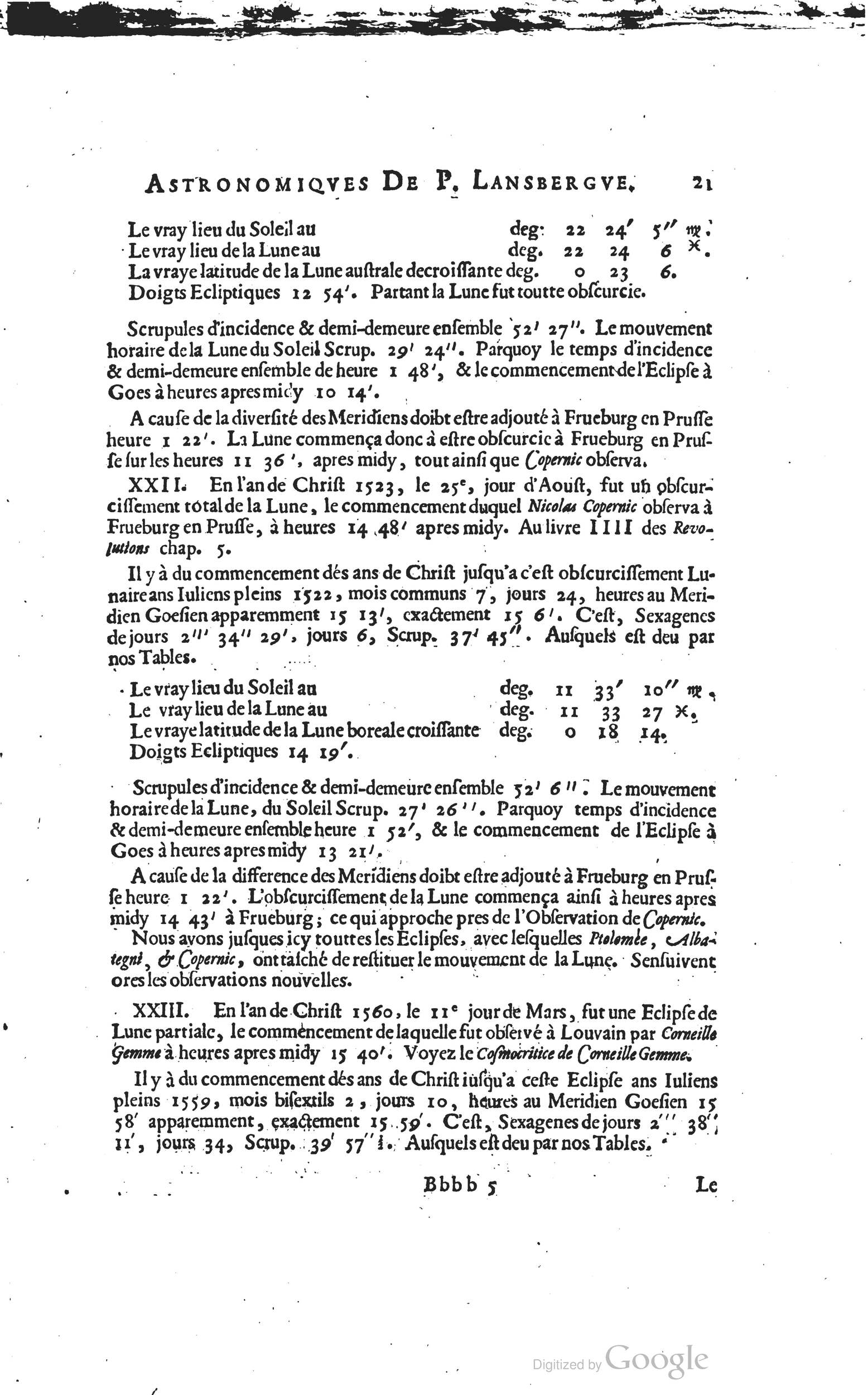 1634 - Zacharie Roman - Les Tables perpétuelles - Universiteit Leiden