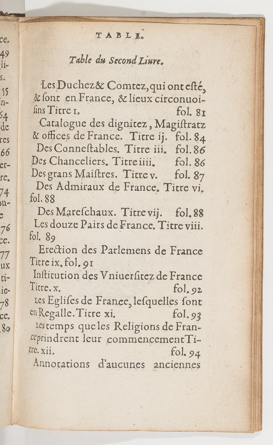 1583 - Galiot Corrozet - Trésor des histoires de France - BnF