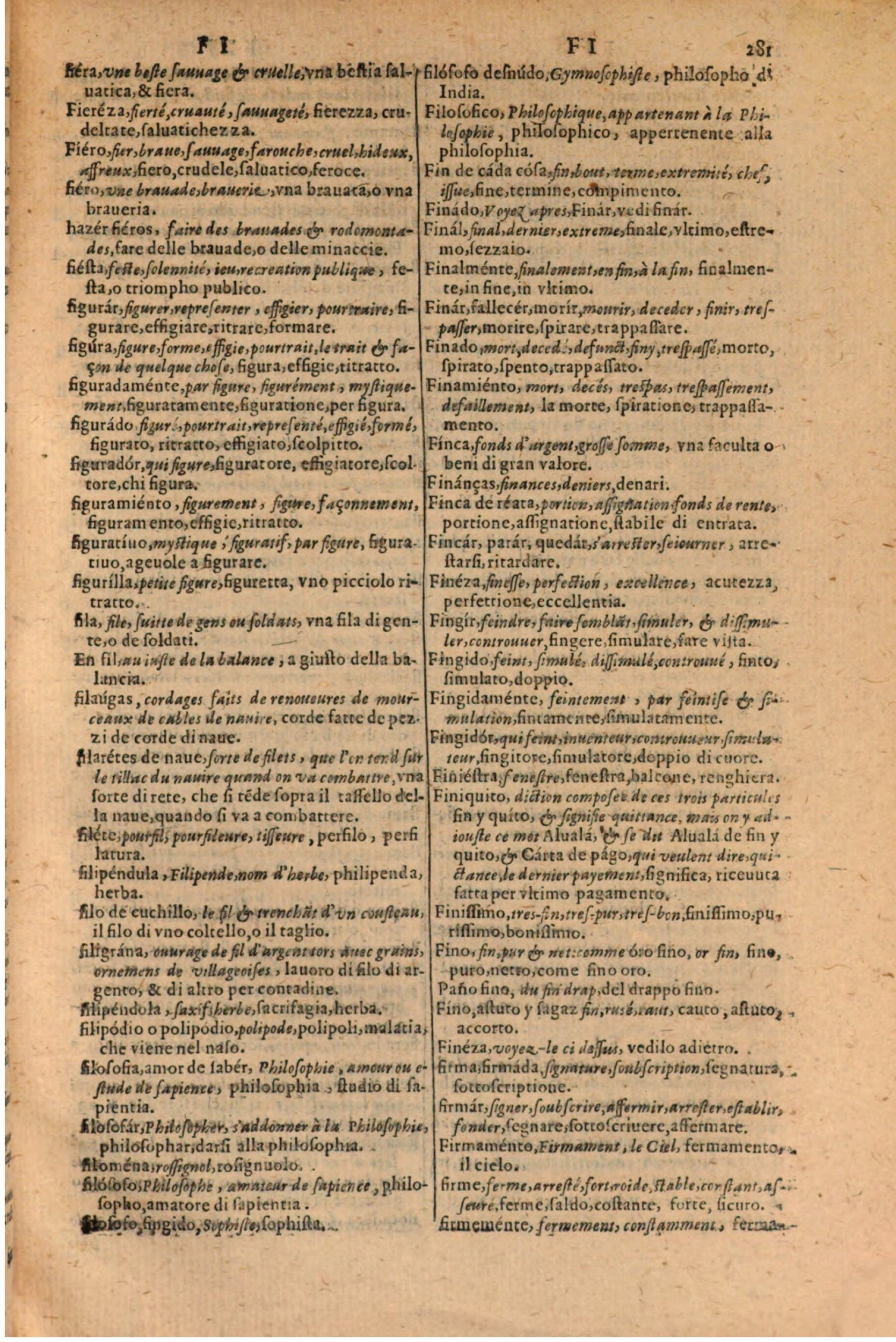 1606 Samuel Crespin Thresor des trois langues, francoise, italiene et espagnolle - BSB-299.jpeg