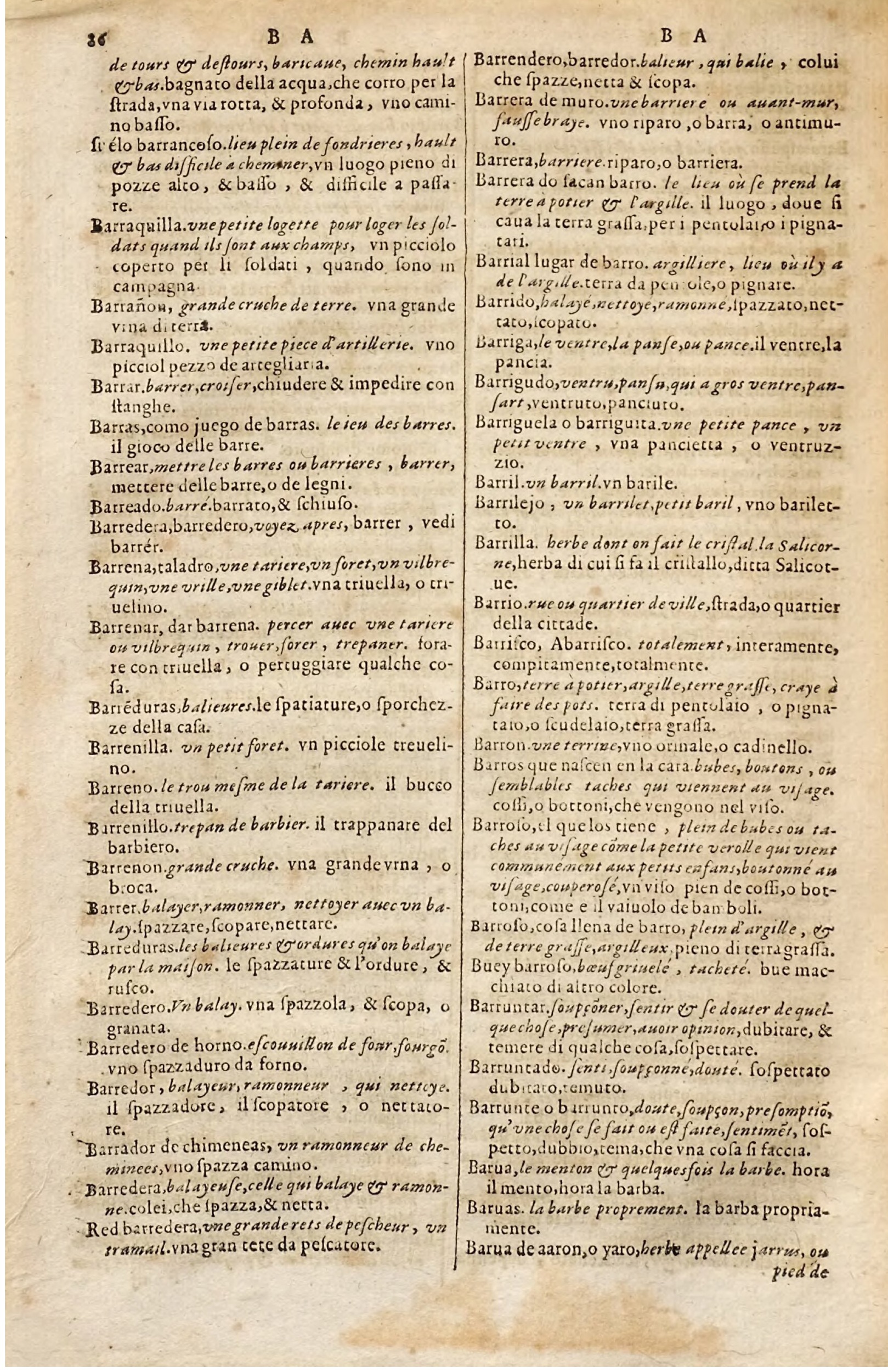 1627 - Jacques Crespin - Trésor des trois langues - Regensburg