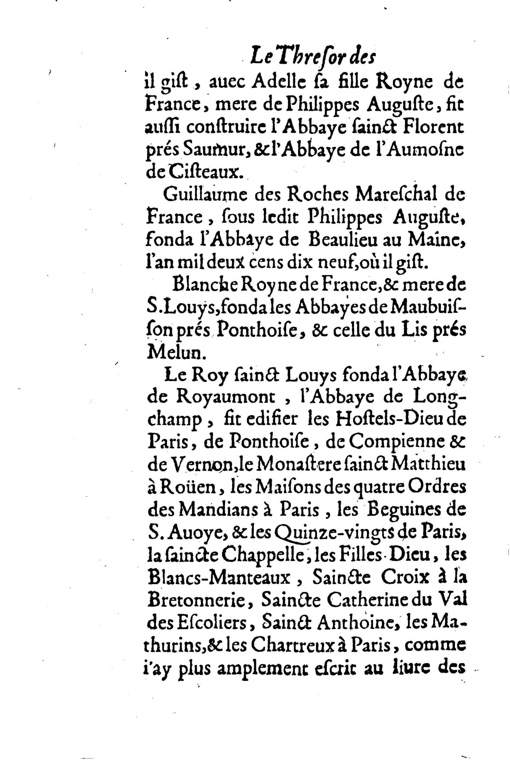 1633 - Jean Corrozet - Trésor des histoires de France - BM Lyon 1633 - Jean Corrozet - Trésor des histoires de France - BM Lyon