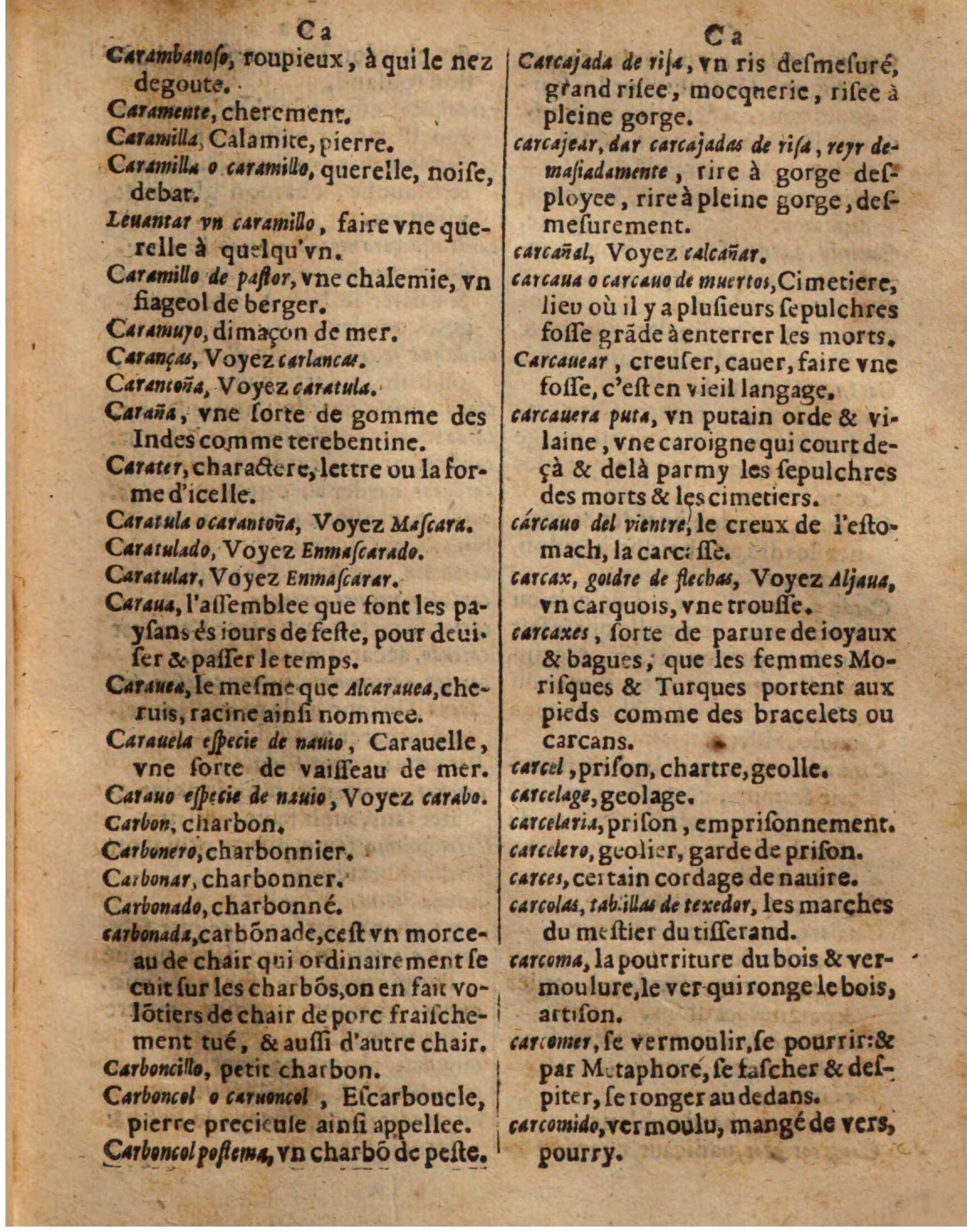 1625 - Hubert Antoine - Trésor des deux langues espagnole et française - Augsbourg