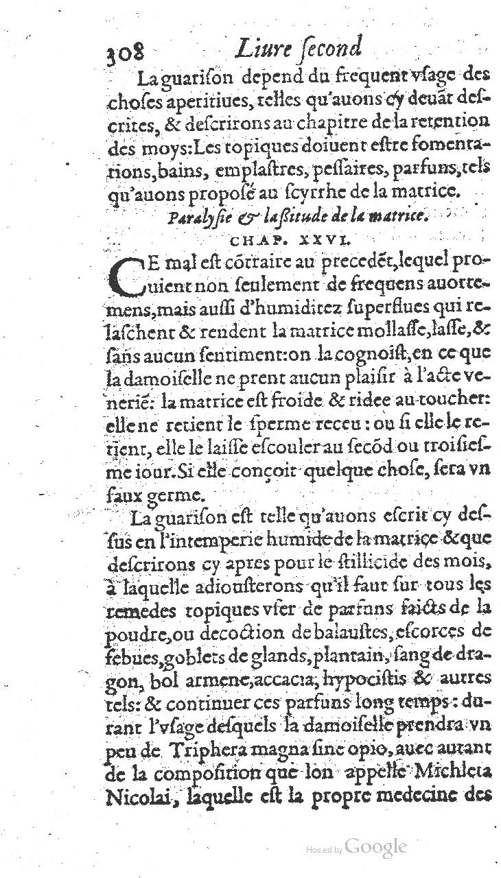 1585 - Jacques du Puis - Trésor des remèdes secrets pour les maladies des femmes - BnF