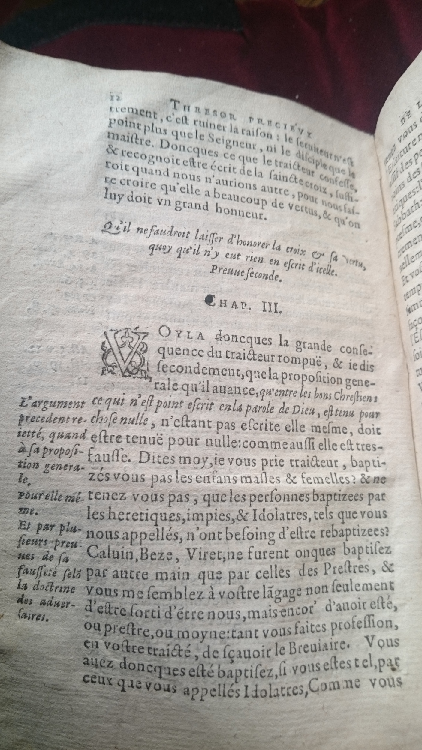 1613 - Claude Rigaud - Panthologie ou Trésor précieux de la sainte croix - BM Amiens