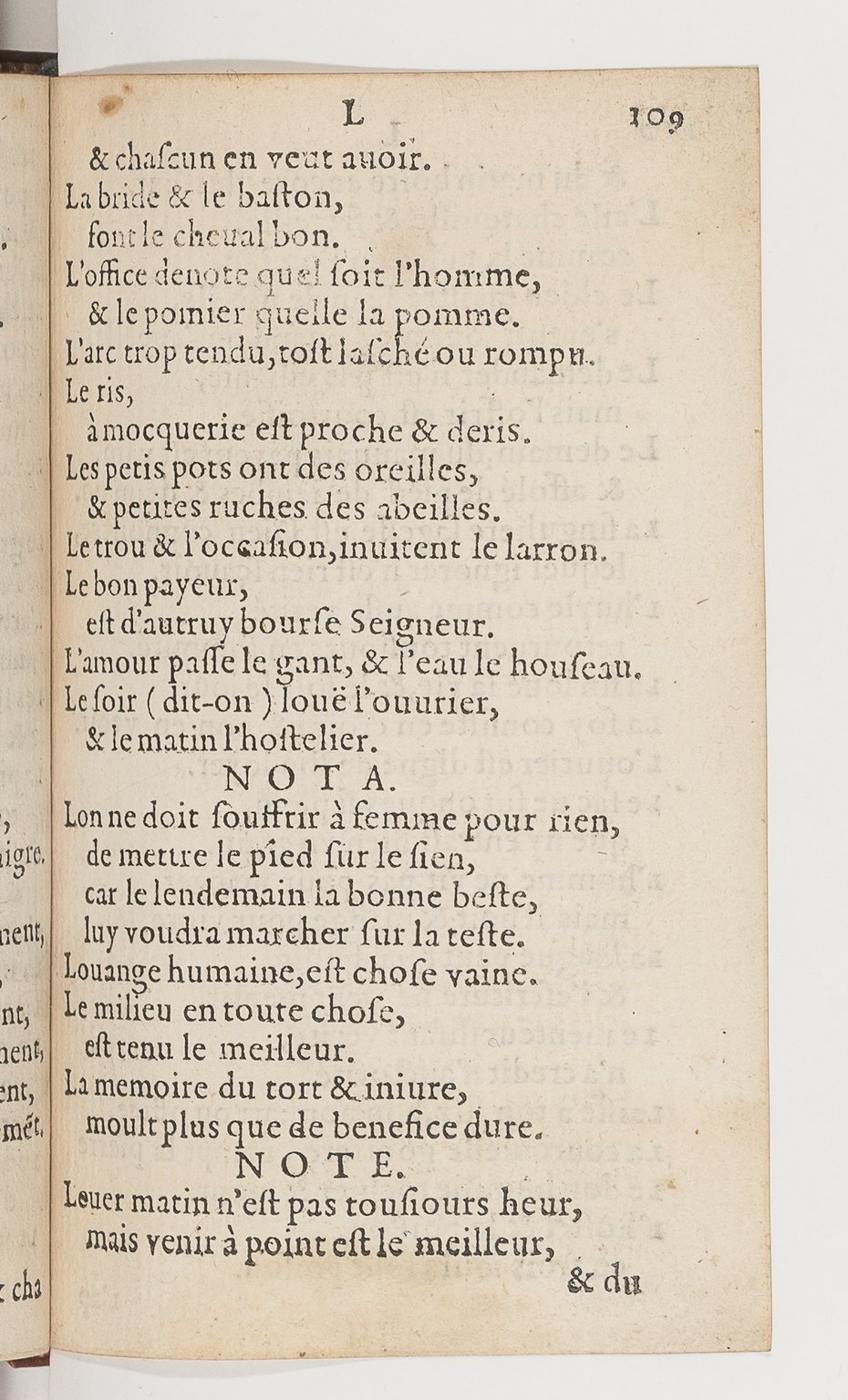 1577 - Jean d’Ogerolles - Trésor de sentences dorées - BnF Arsenal