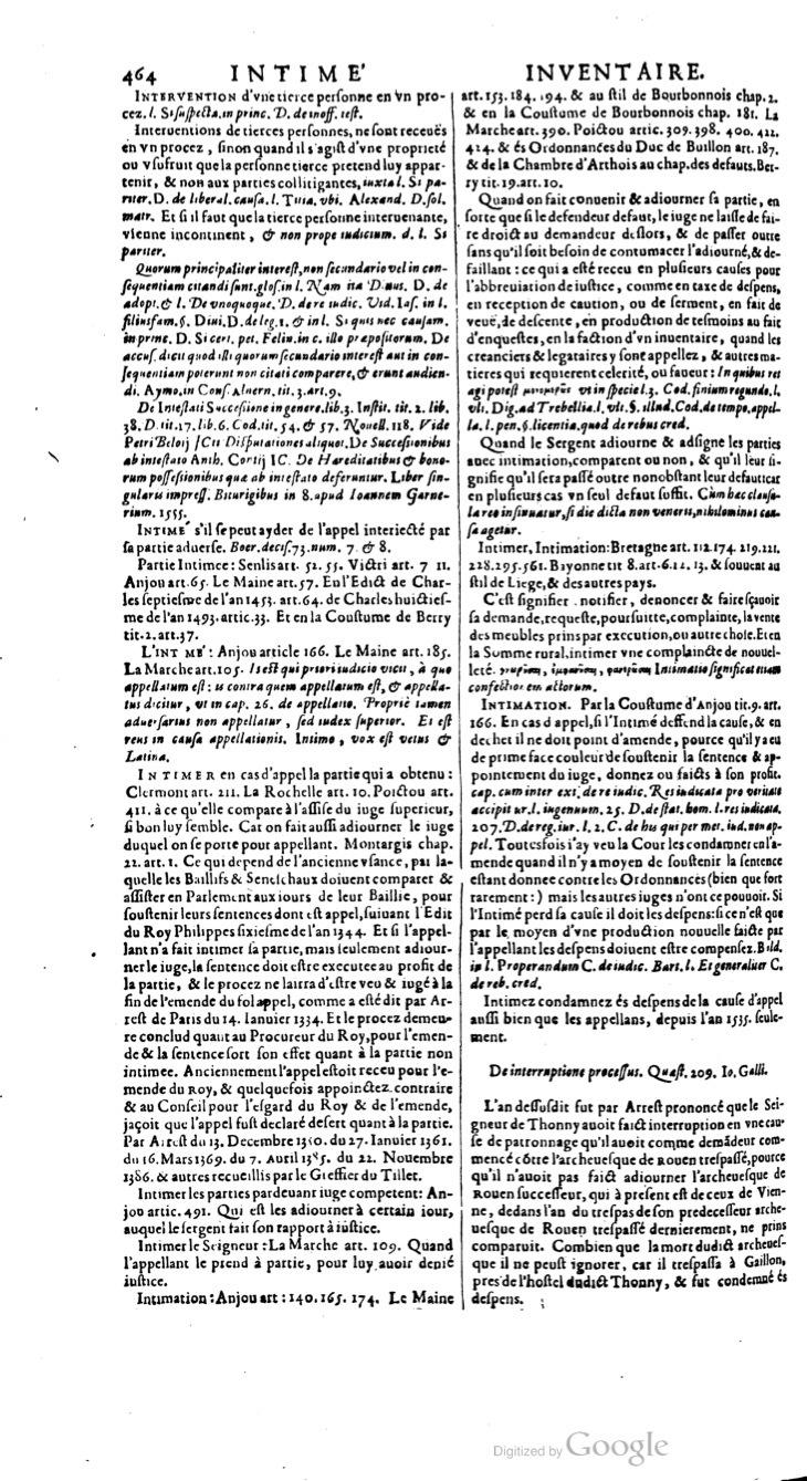 1629 - Veuve Nicolas Buon - Trésor du droit français (29620 T. 2) - BM Lyon