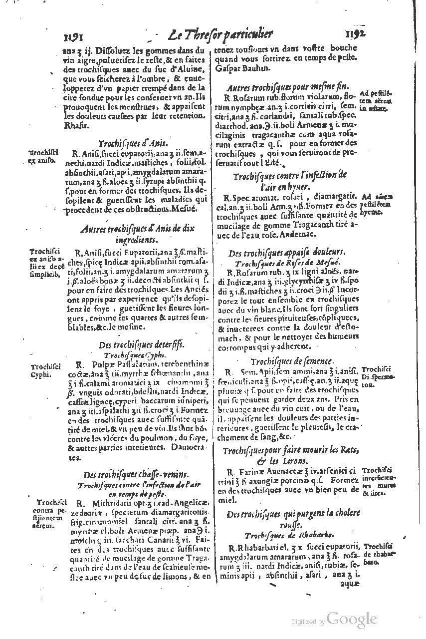1616 - Étienne Gamonet - Grand trésor ou dispensaire - BSB Munich