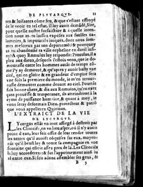 1574 - Benoît Rigaud - Trésor des vies de Plutarque - Avignon
