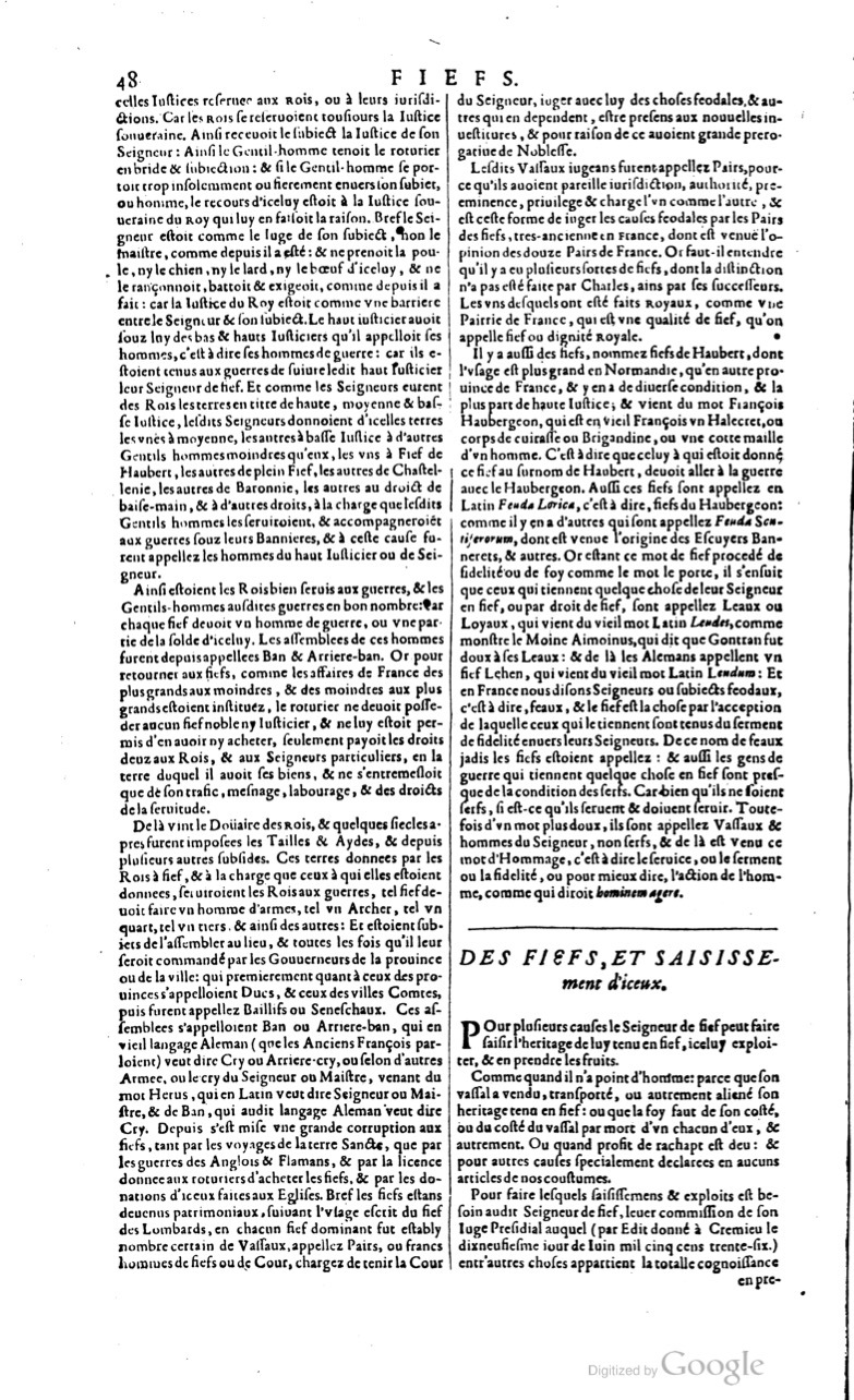 1629 - Veuve Nicolas Buon - Trésor du droit français (21754 T. 2) - BM Lyon 1629 - Veuve Nicolas Buon - Trésor du droit français (21754 T. 2) - BM Lyon