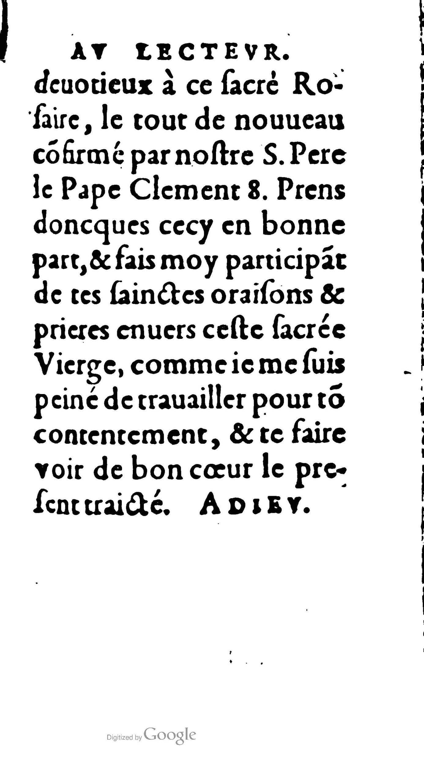 1604 - Jean Le Bouc - Trésor des indulgences du Saint Rosaire - BM Lyon 1604 - Jean Le Bouc - Trésor des indulgences du Saint Rosaire - BM Lyon