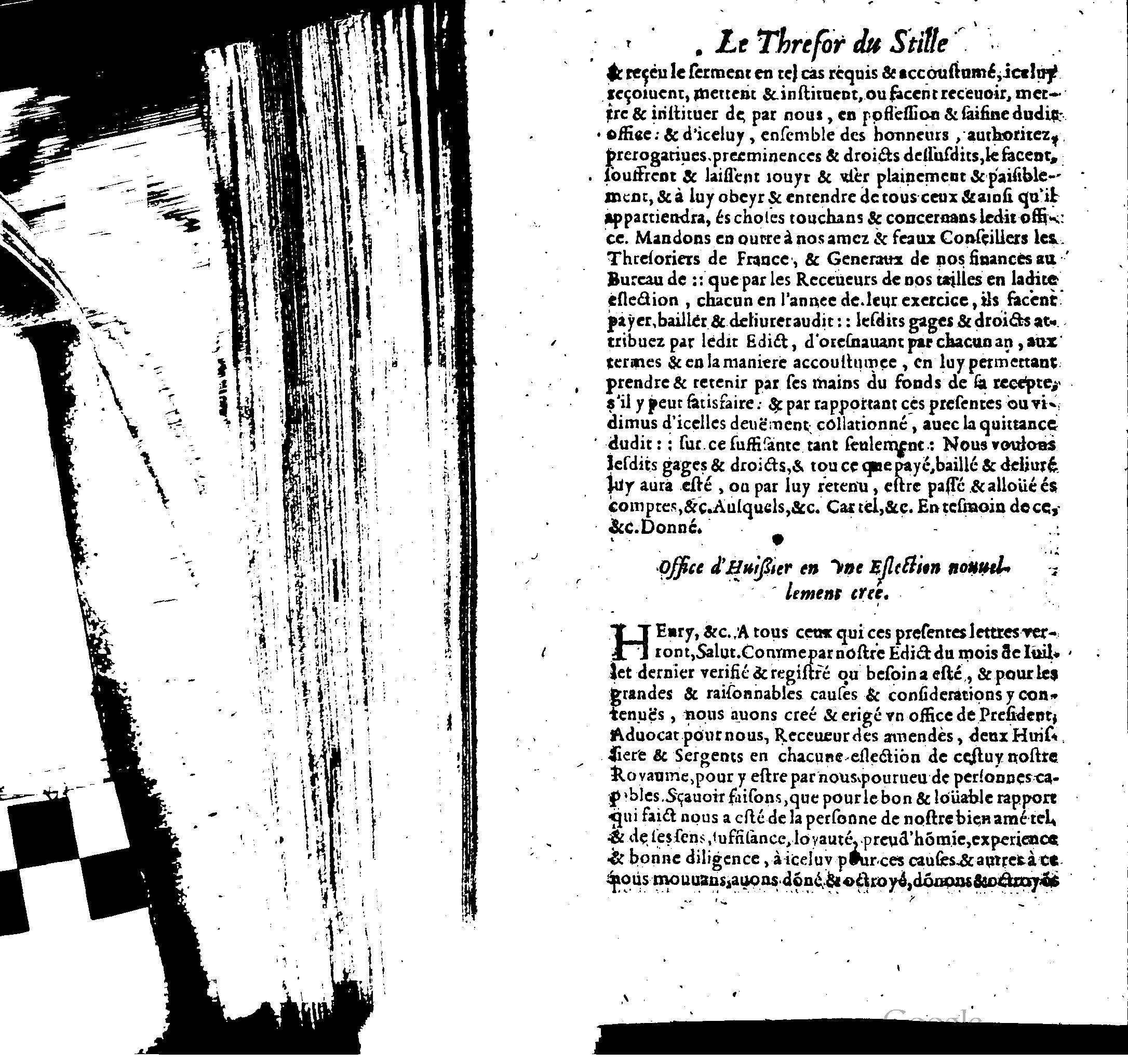 1614 - Jean Richer - Trésor du nouveau style et protocole de la chancellerie de France - BSB Munich