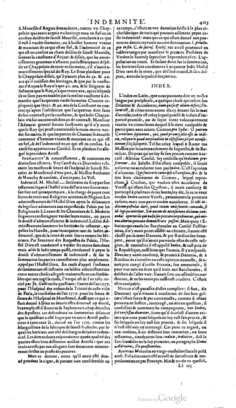 1629 - Veuve Nicolas Buon - Trésor du droit français (29620 T. 2) - BM Lyon