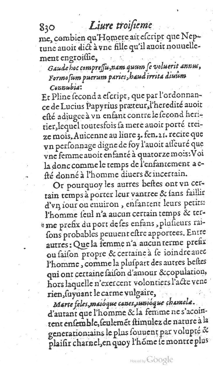 1585 - Jacques du Puis - Trésor des remèdes secrets pour les maladies des femmes - BnF