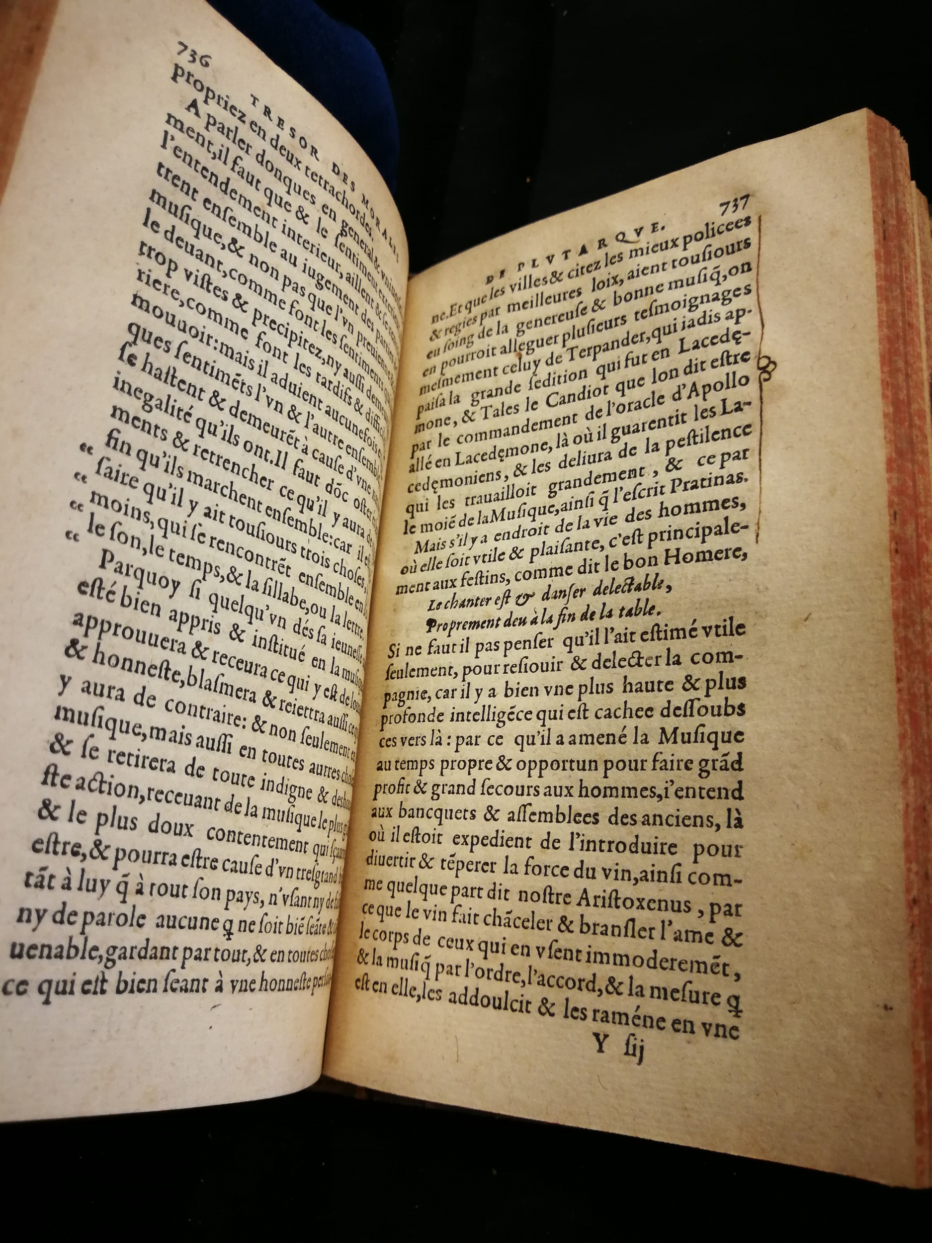 1577 - Jean Poupy - Trésor des morales de Plutarque - Les Méjanes, Aix-en-Provence 1577 - Jean Poupy - Trésor des morales de Plutarque - Les Méjanes, Aix-en-Provence