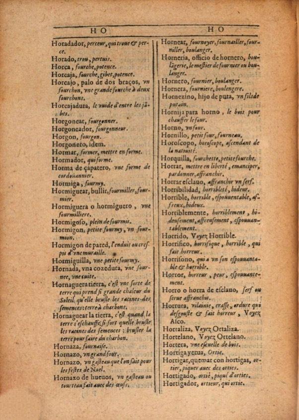 1607 - Marc Orry - Trésor des deux langues espagnole et française (Première et Seconde parties) - ÖNB Wien