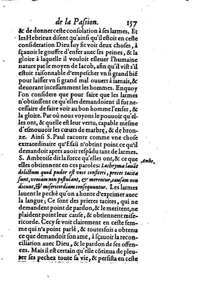 1607 - Nicolas Du Fossé - Trésor quadragésimal - T 02 - BM Lyon