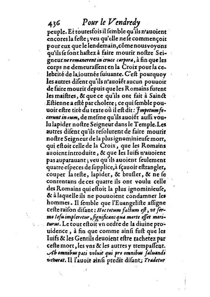 1607 - Nicolas Du Fossé - Trésor quadragésimal - T 02 - BM Lyon