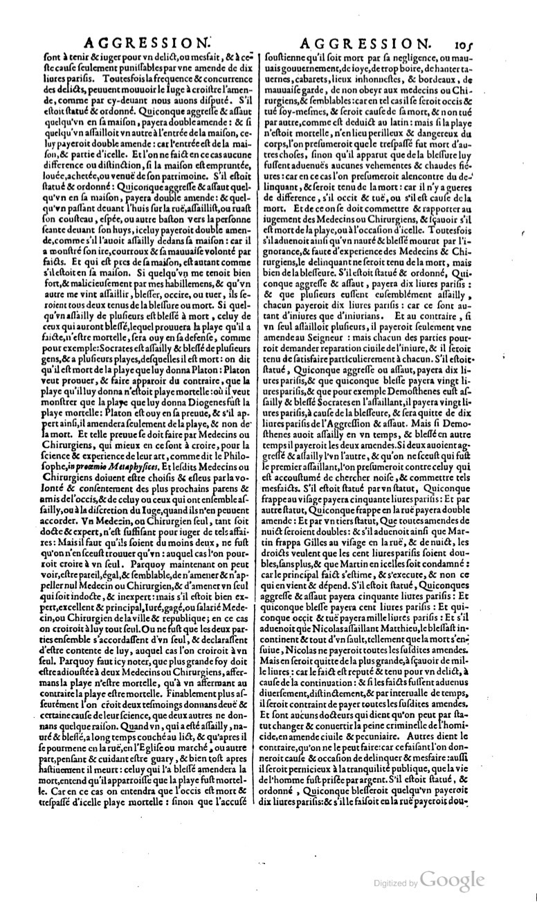 1629 - Veuve Nicolas Buon - Trésor du droit français (21754 T. 1) - BM Lyon 1629 - Veuve Nicolas Buon - Trésor du droit français (21754 T. 1) - BM Lyon